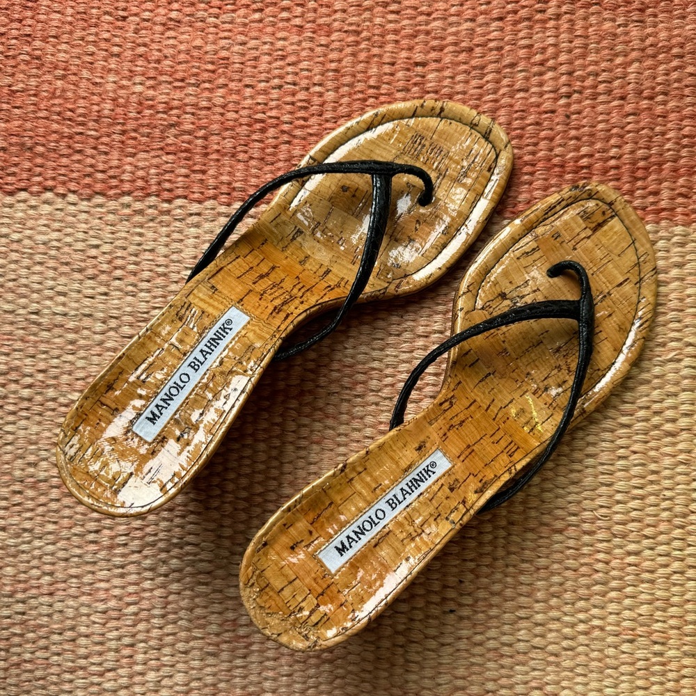 Manolo Blahnik Wedge Sandal